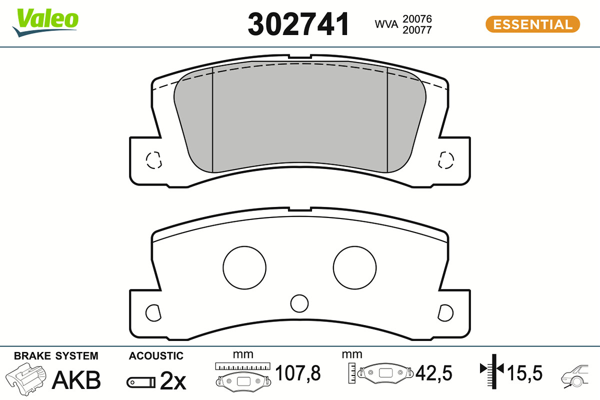 BRAKE PADS FIRST TOYOTA COROLLA RR